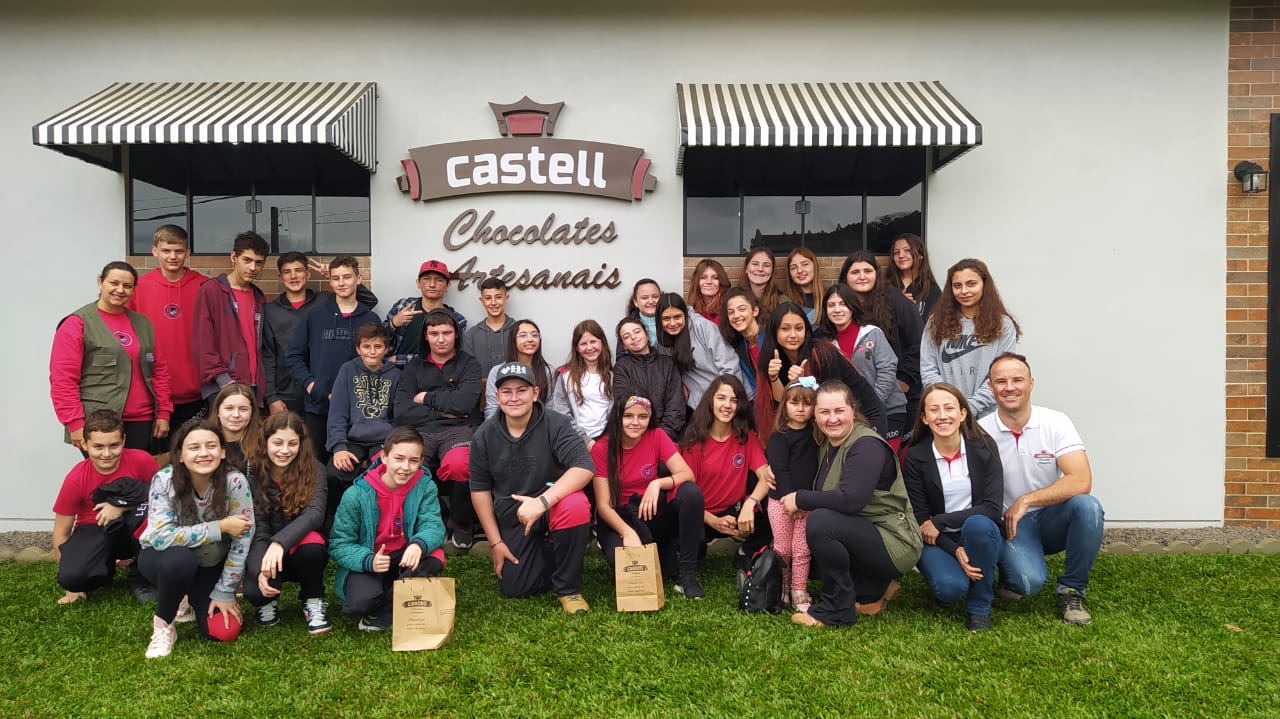 Castell Chocolates recebe visita turística pedagógica - Município de Taió