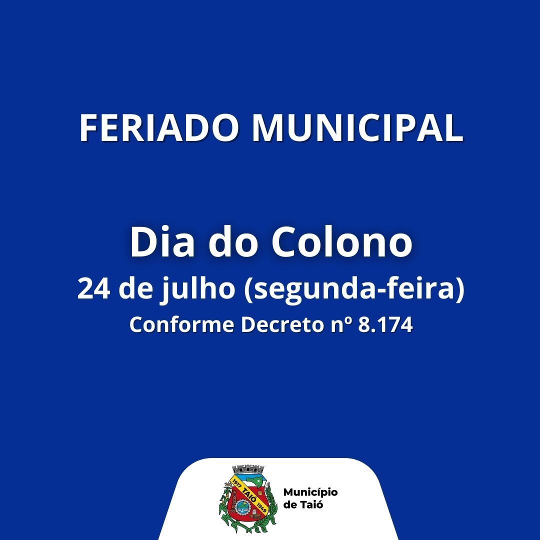 23 de setembro  Dia do Evangélico (FERIADO MUNICIPAL) - Prefeitura  Municipal de Tanquinho